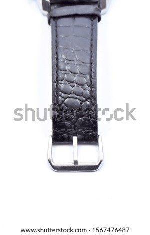Black beautiful Watch for men with white background