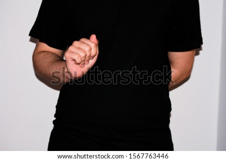 Letter "A" in American Sign Language