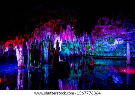 Meramec Caverns. Franklin County. Missouri. USA.  Royalty-Free Stock Photo #1567776364