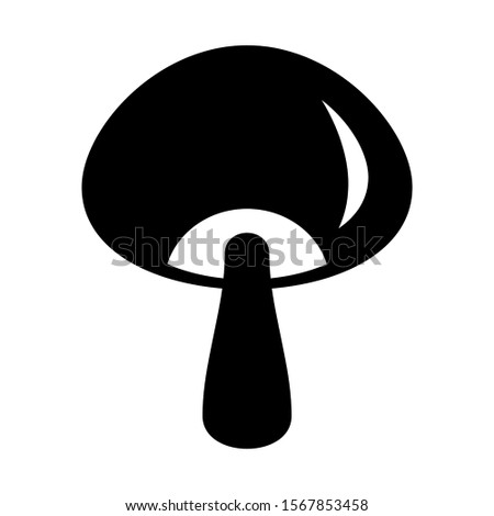 mushroom icon isolated sign symbol vector illustration - high quality black style vector icons
