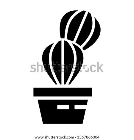 cactus icon isolated sign symbol vector illustration - high quality black style vector icons
