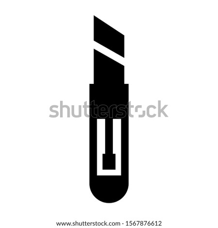 paper cutter icon isolated sign symbol vector illustration - high quality black style vector icons
