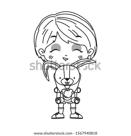Boy cartoon design, Kid childhood little people lifestyle and person theme Vector illustration