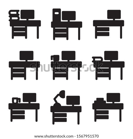 table icon isolated sign symbol vector illustration - Collection of high quality black style vector icons
