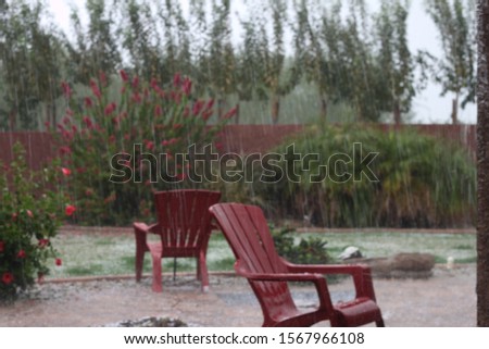 hail during a surprise winter storm in Phoenix Arizona 4398