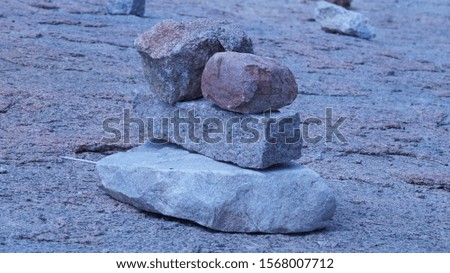 A very beautiful stone texture picture  on hill