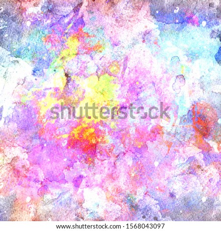 Grunge abstract colorful texture with mud. Watercolor multicolored acrylic dirty pattern with wave effect. Fractal Background with mixed colors. Fluid colored rust. Spreading caramel and candy