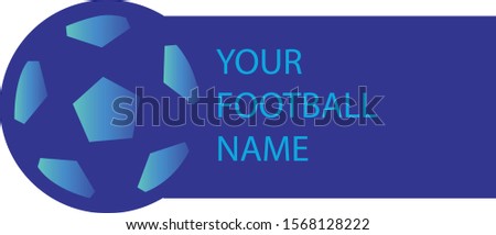 Football Sports Logo Vector Design