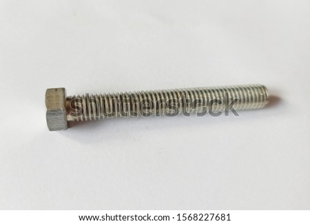A rod or tube item with a helical groove on its surface is called a screw.