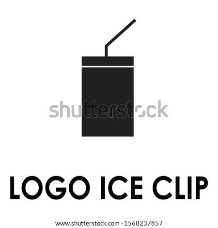 Logo ice clip icon illustration