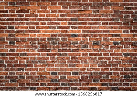Brick wall close up texture Royalty-Free Stock Photo #1568256817