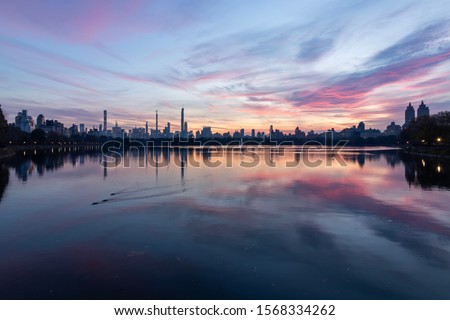 Manhattan as seen from Upper Central Park