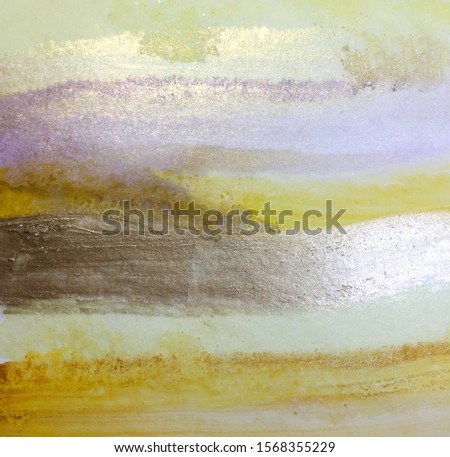 
Yellow and Gold Watercolor Background