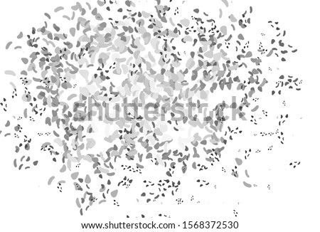 Light Silver, Gray vector texture with random forms. Illustration with colorful gradient shapes in abstract style. Best smart design for your business.
