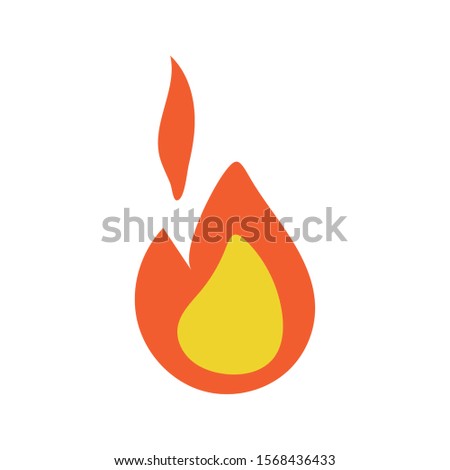 candle fire flame mexican decoration vector illustration design