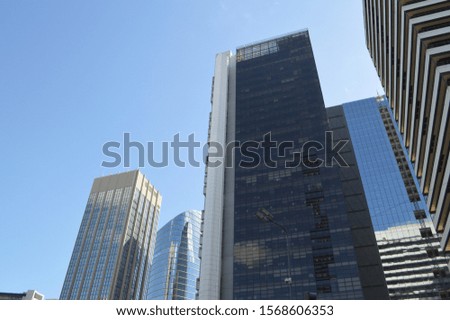 Skyscrapers in the financial center of Buenos Aires, Argentina.