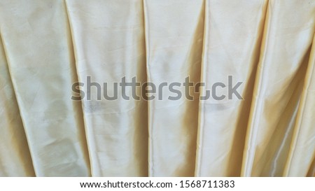 Yellow cloth used as background image