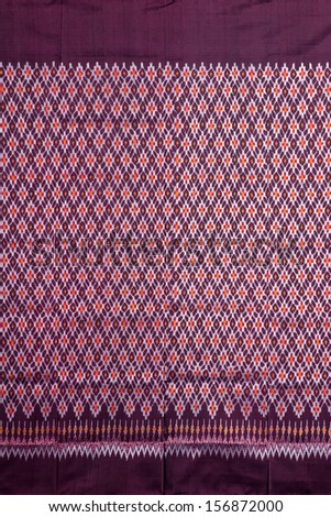 Thai silk motif pattern.