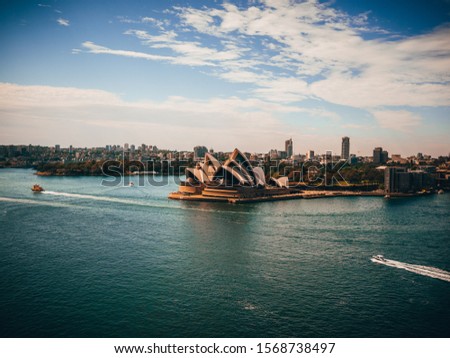 Sydney Harbor from the Bridge. 