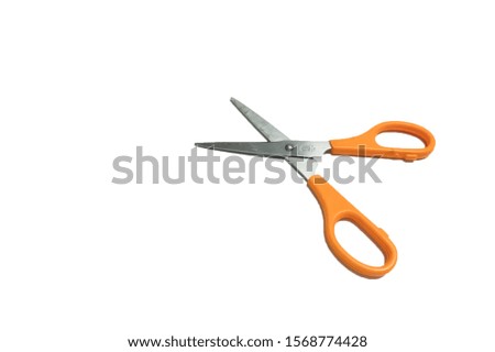 isolated scissors on white background