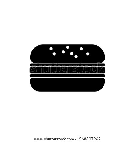 burger. fast food icon logo