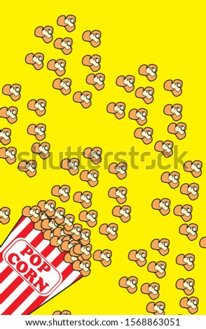 Cartoon super snack and not healhty fast food. Perfect for your design for street trade. Vector illustration.