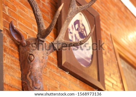 Artistic Wood Carving Natural Ethnic Traditional Vintage Heritage Product Photography in White isolated Background
