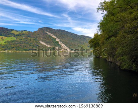 Alpnachersee Lake, Stansstad - Canton of Nidwalden & Canton of Obwalden or Canton of Obwald, Switzerland