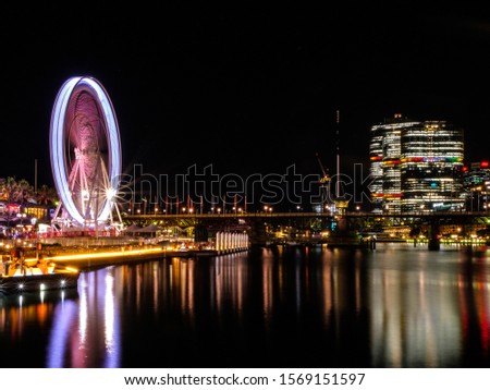 Spectacular Ferris Wheel of Sydney Darling Harbour