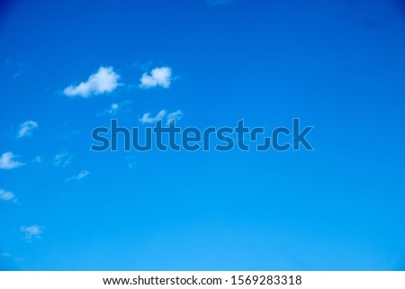 Vivid cloudy sky, picture taken in Algarve, Portugal