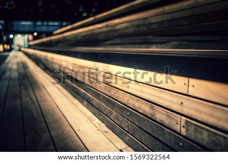 Abstract diagonal wooden leading lines 