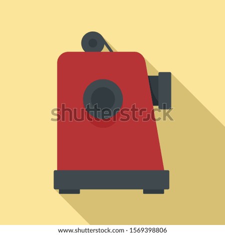 Film projector icon. Flat illustration of film projector vector icon for web design