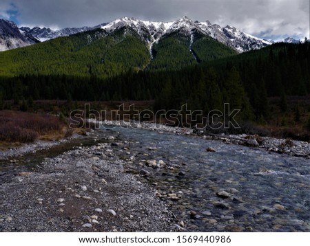 River and Mountains of Canada