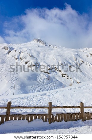 Mountains ski resort Kaprun Austria - nature and sport background