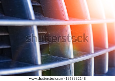 stylish mesh front bumper cars background