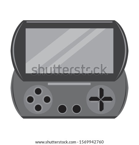Video game console clip art design vector illustration image