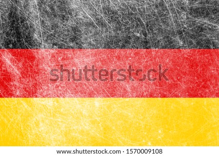 national flag of germany with texture. template for design