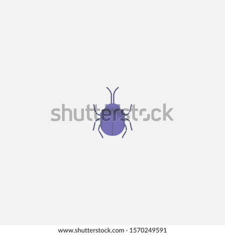 insect icon graphic element Illustration template design