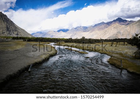 Nubra valley is a cold desert situated at Ladakh. You have to cross Khardung la pass to reach Nubra from Leh. The landscape of this cold desrt is beautiful. Diskit is the headquarters of the region.