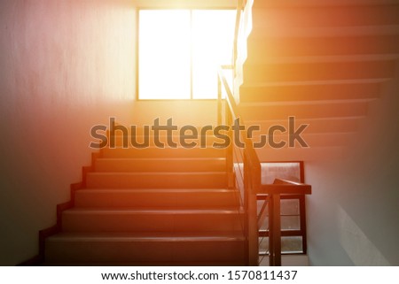 staircase - emergency exit in hotel,  interior staircases, interior staircases hotel, Staircase in modern house, staircase in modern building
