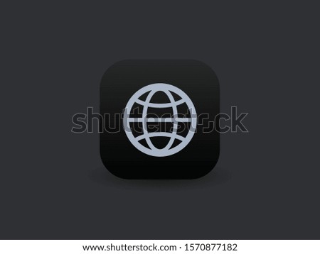 World Wide Web - Vector App Icon