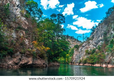 View of Matka Canyon. Most beautiful touristic attraction near Skopje.