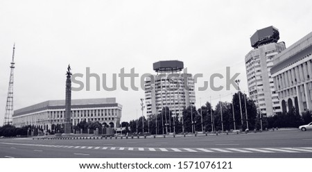 Independence Monument on Republic Square of Almaty in Kazakhstan