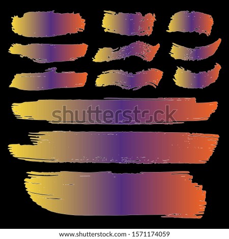 Collection Of Hand Drawn Colorful Grunge Brushes. White Hard Grunge. Gouache Grunge Graphic. Purple Brush Paint. Watercolor Splash. Orange Distress Wallpaper. Brushed Banner.