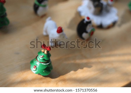 A display of many Christmas’s toys