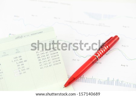 Accounting and stock chart