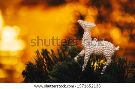 a little gold horse, christmas toy