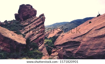 Red Rocks, natural, in Colorado 