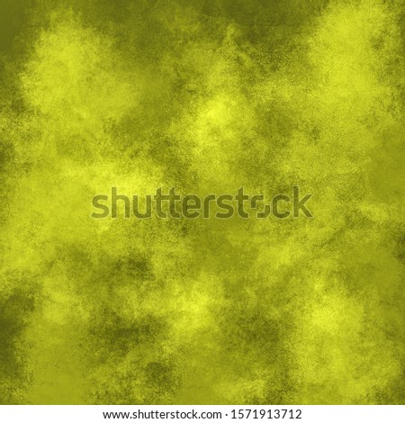 Bright Yellow Grungy Textured Background