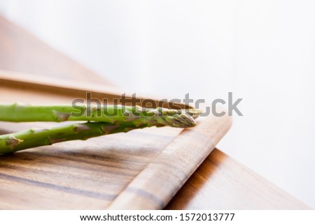 Asparagus photo taken in the studio
